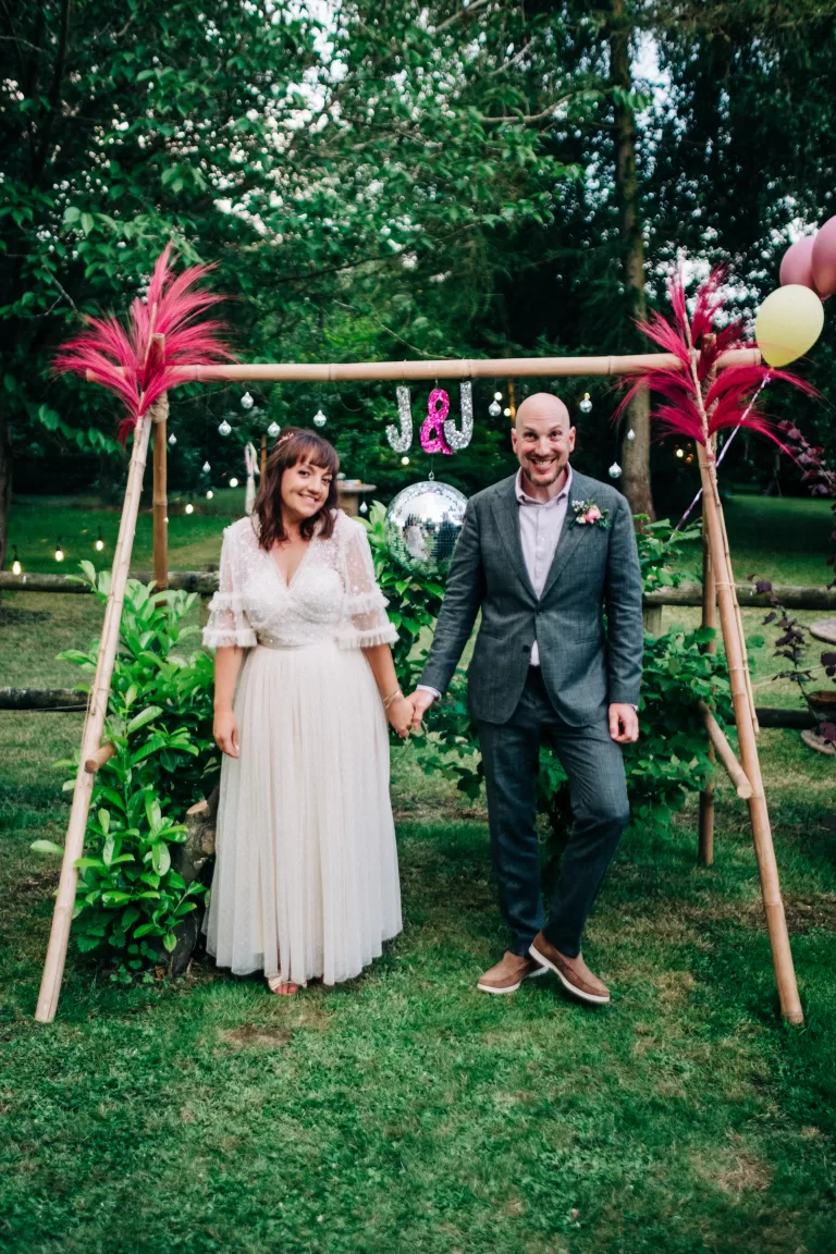 Relaxed Back Garden Wedding